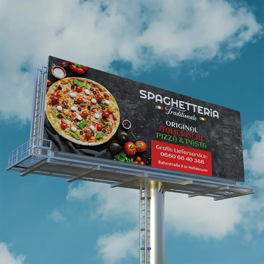 Einsigartig Billboard Spaghetteria