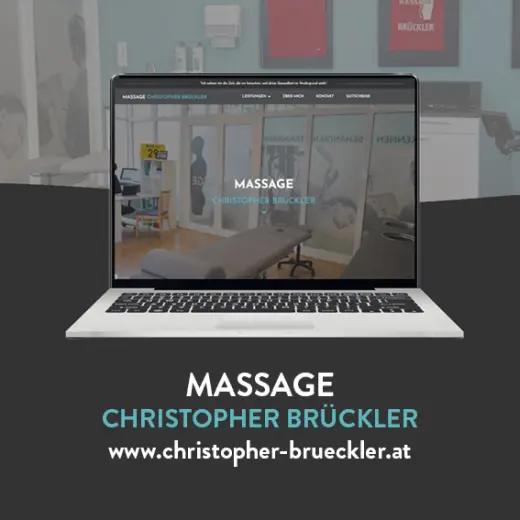 Einsigartig Website Christopher Brueckler Massage