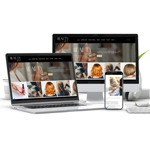Einsigartig Beautyshot Website